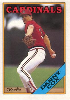 1988 O-Pee-Chee Baseball Cards 059      Danny Cox